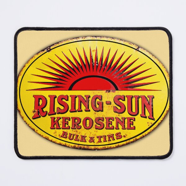 Item preview, Rising Sun Kerosene Vintage Rustic Signage designed and sold by ea-photos.