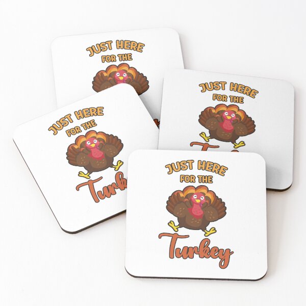 Item preview, Just Here For The Turkey Funny Cute Thanksgiving Quote Halloween designed and sold by absolutdesign.