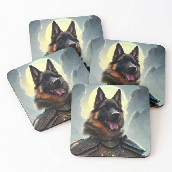 Item preview, AI Generated Art, War German Shepherd designed and sold by RabbitHoleMI.