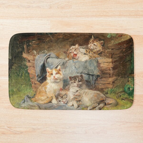 Item preview, Playful Cats | Julius Adam the Younger | 1910 Animal Art designed and sold by CJET.