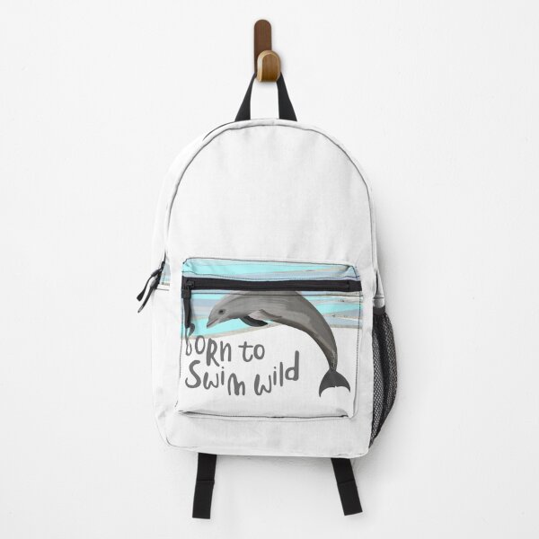 Item preview, Wild open water swimming dolphin for swimmer swim lovers. Caroline Laursen original designed and sold by Caroline Laursen.