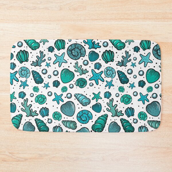 Item preview, Turquoise Seashells World designed and sold by NadyaOrangeKiss.