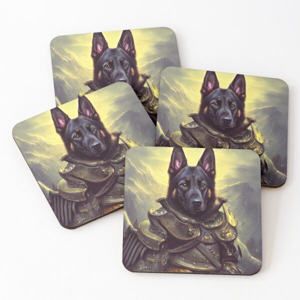Item preview, AI Generated Art, War German Shepherd designed and sold by RabbitHoleMI.