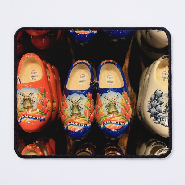 Item preview, Wooden painted clogs, Holland designed and sold by FranWest.
