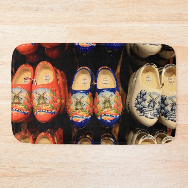 Item preview, Wooden painted clogs, Holland designed and sold by FranWest.