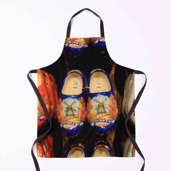 Item preview, Wooden painted clogs, Holland designed and sold by FranWest.
