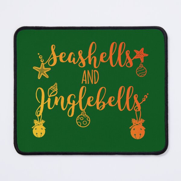 Item preview, Seashells & Jinglebells - Coastal Christmas - Nautical Christmas - Christmas at the beach designed and sold by smooshfaceutd.
