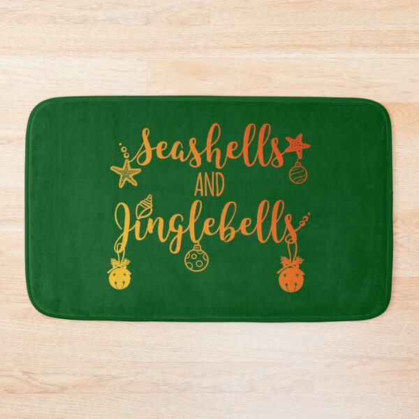 Item preview, Seashells & Jinglebells - Coastal Christmas - Nautical Christmas - Christmas at the beach designed and sold by smooshfaceutd.