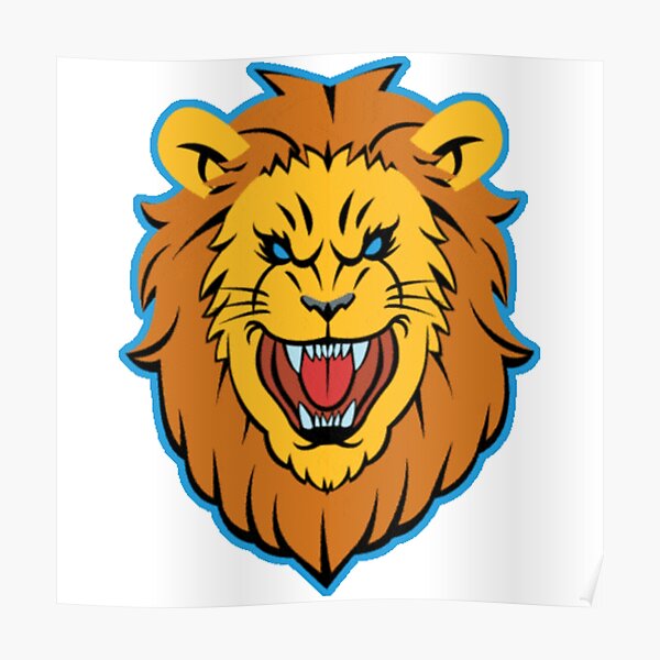 Lion Scary Posters for Sale | Redbubble