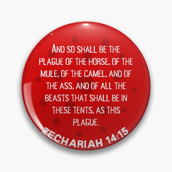 Item preview, Zechariah 14:15 Bible Scripture  designed and sold by VerseforWear.