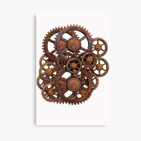 Aperçu de l'œuvre  Engrenages Steampunk créée et vendue par Gothic Fantasy.