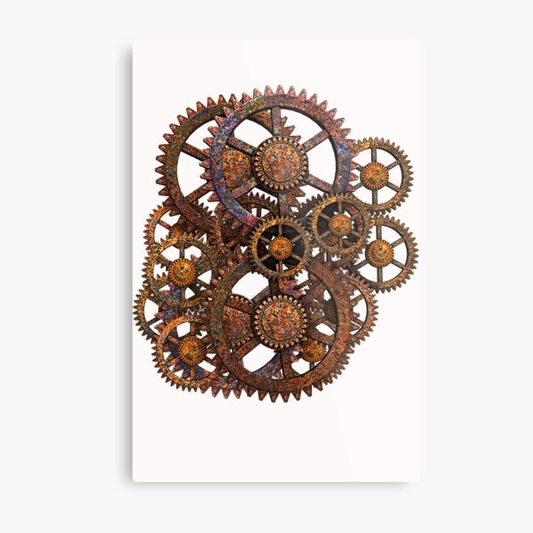 Aperçu de l'œuvre  Engrenages Steampunk créée et vendue par Gothic Fantasy.