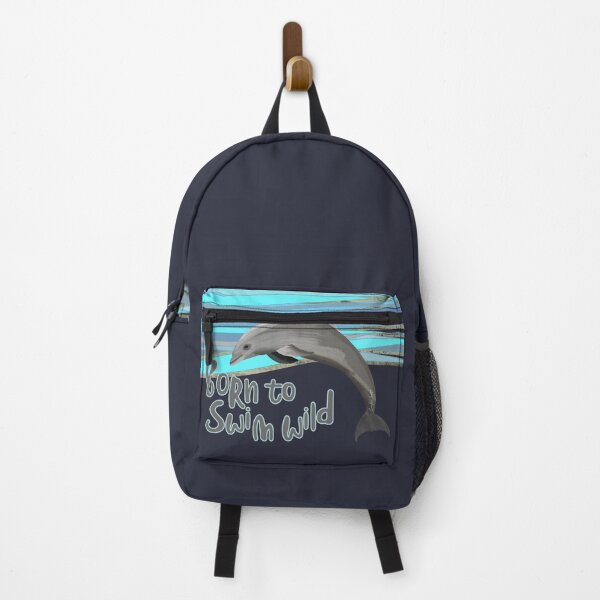 Item preview, Wild open water swimming dolphin for swimmer swim lovers. Caroline Laursen original designed and sold by Caroline Laursen.