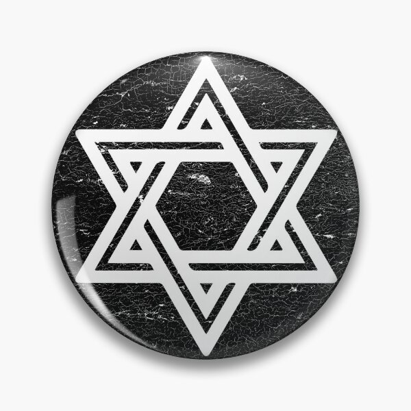 Item preview, Star of David on black circle , judaism, jewish and Israel symbol designed and sold by IsisOsiris.