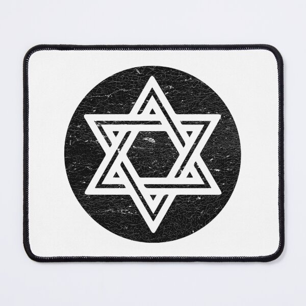 Item preview, Star of David on black circle , judaism, jewish and Israel symbol designed and sold by IsisOsiris.