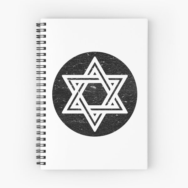 Item preview, Star of David on black circle , judaism, jewish and Israel symbol designed and sold by IsisOsiris.
