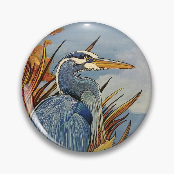 Item preview, Fall Colors Blue Heron designed and sold by Ty Meier.