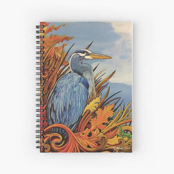 Item preview, Fall Colors Blue Heron designed and sold by Ty Meier.