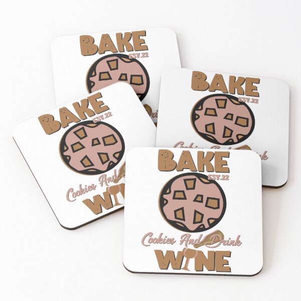 Item preview, BAKE COOOKIES AND DRINK WINE designed and sold by GAADesignz.