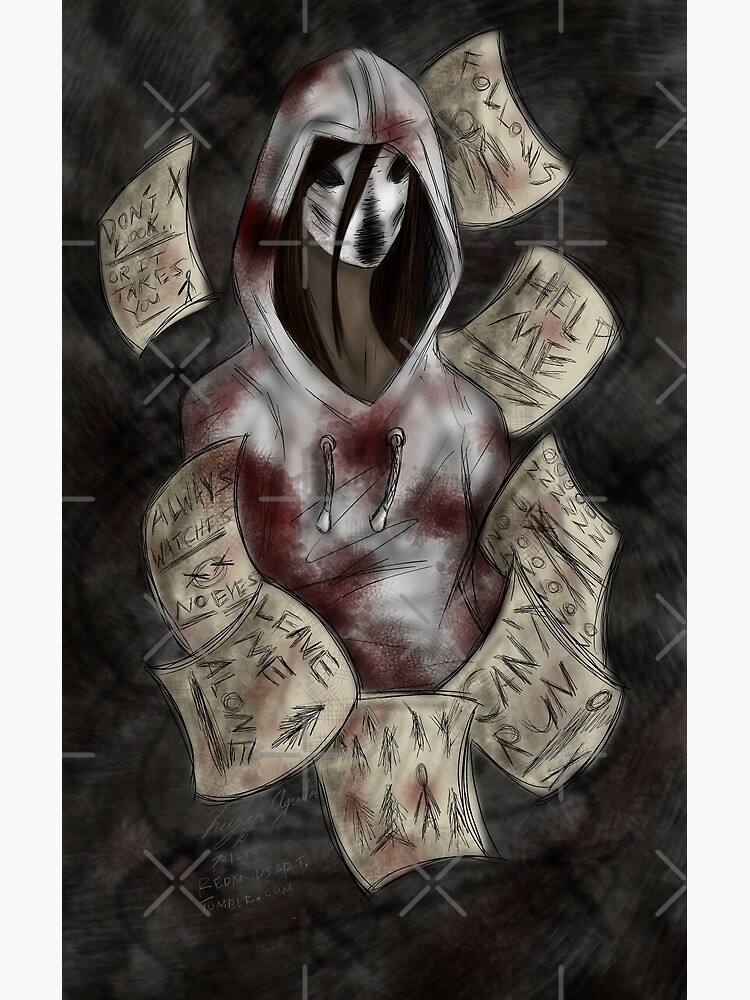 Jeff the Killer Art Print by RedModsArt