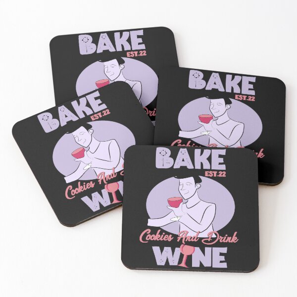 Item preview, BAKE COOOKIES AND DRINK WINE designed and sold by GAADesignz.