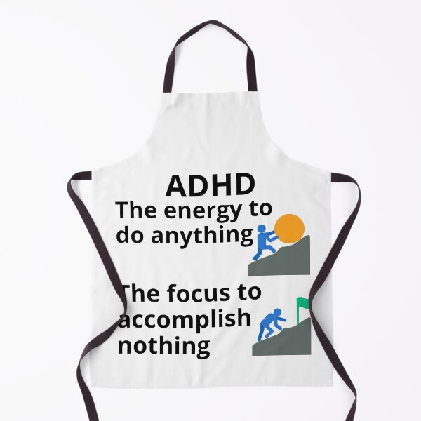Item preview, ADHD Joke designed and sold by BuraxisQuotes.