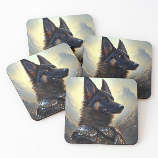 Item preview, AI Generated Art, War German Shepherd designed and sold by RabbitHoleMI.