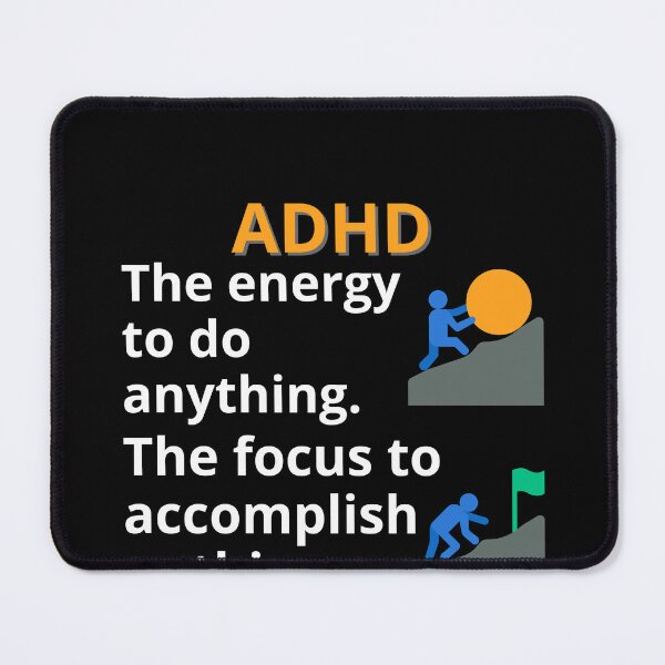 Item preview, ADHD Quote designed and sold by BuraxisQuotes.