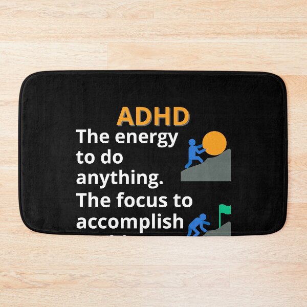 Item preview, ADHD Quote designed and sold by BuraxisQuotes.