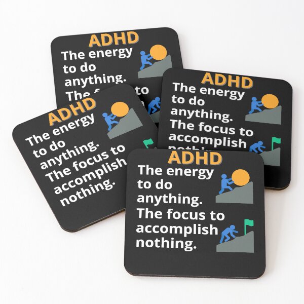 Item preview, ADHD Quote designed and sold by BuraxisQuotes.