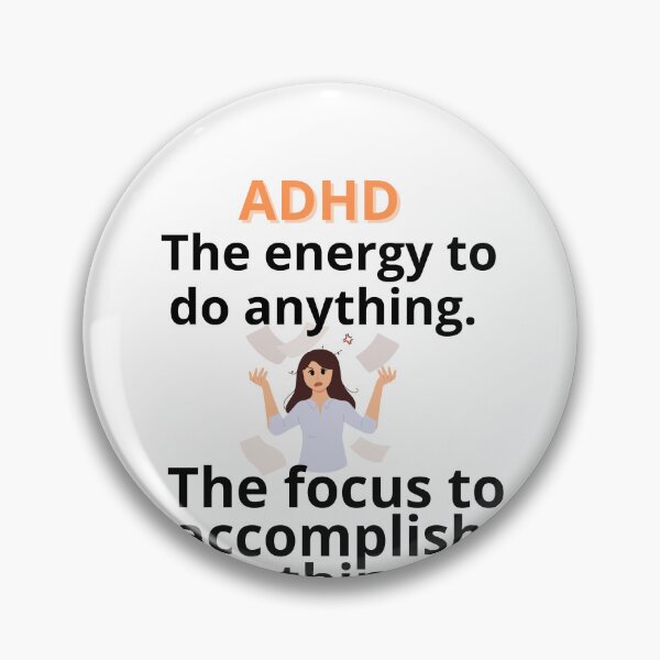 Item preview, ADHD Joke designed and sold by BuraxisQuotes.