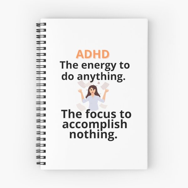 Item preview, ADHD Joke designed and sold by BuraxisQuotes.