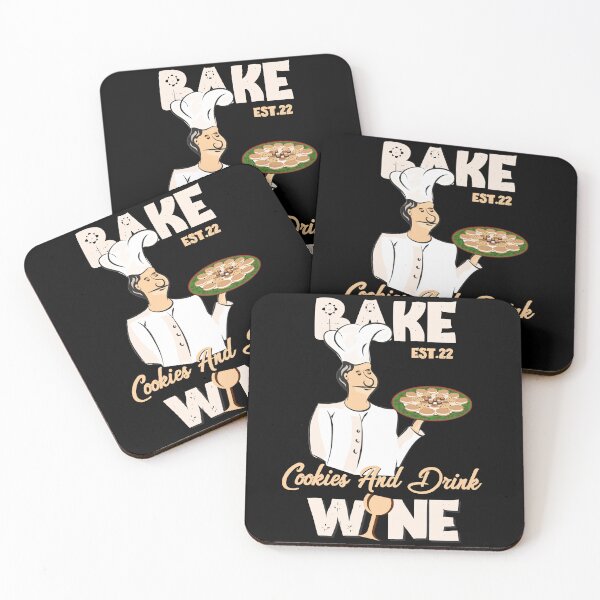 Item preview, BAKE COOOKIES AND DRINK WINE designed and sold by GAADesignz.