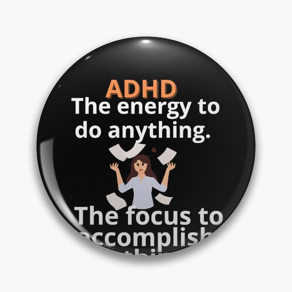 Item preview, ADHD Quote designed and sold by BuraxisQuotes.