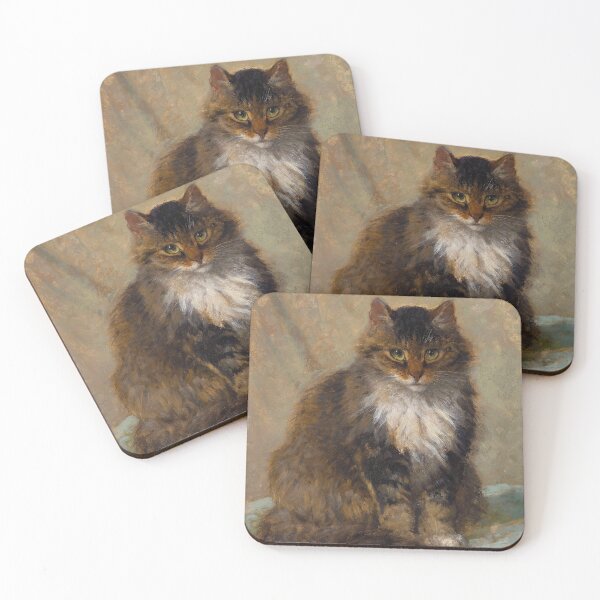 Item preview, The Maine Coon | Henriette Ronner-Knip | 1894 Cat Art designed and sold by CJET.
