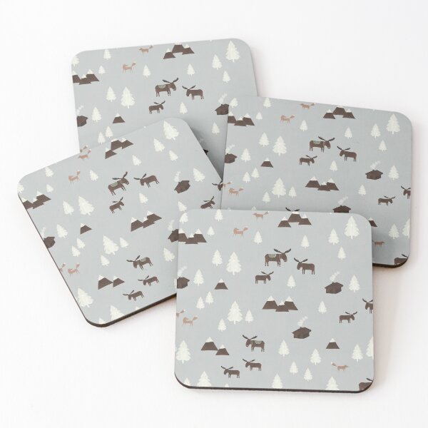 Item preview, Cozy Winter - Moose forest designed and sold by TheMirwoForest.