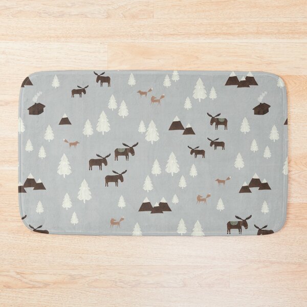 Item preview, Cozy Winter - Moose forest designed and sold by TheMirwoForest.