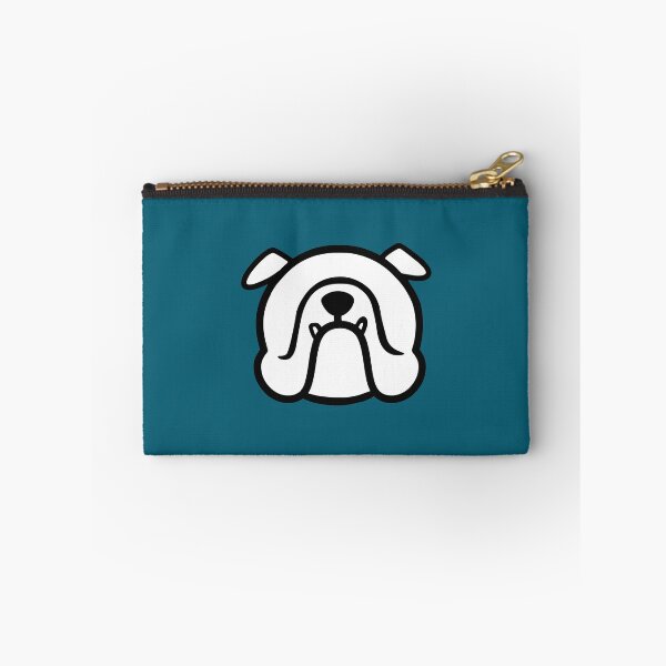 Item preview, English Bulldog shirt - Bulldog face silhouette - white Bully dog breed bias - white bulldog designed and sold by smooshfaceutd.
