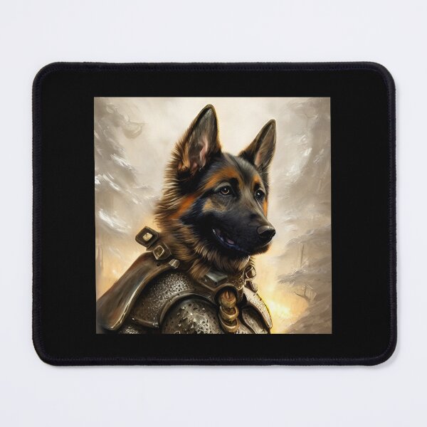 Artikelvorschau, AI Generated Art, War German Shepherd entworfen und verkauft von RabbitHoleMI.