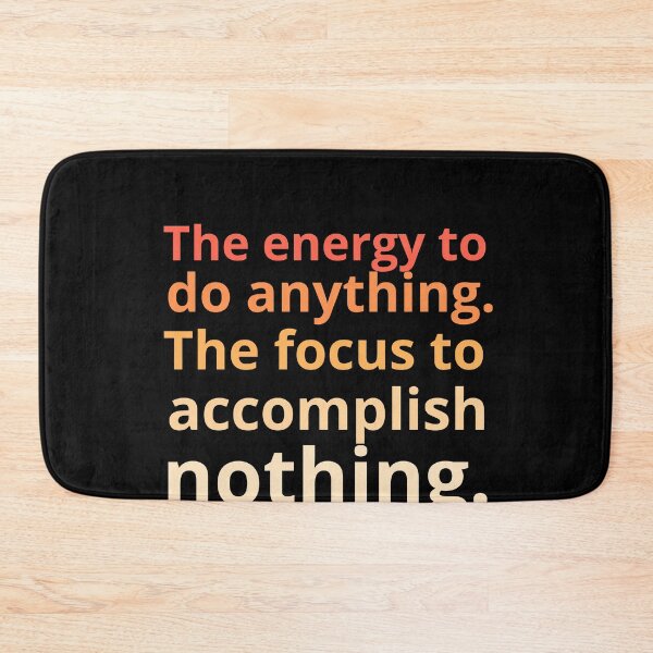 Item preview, ADHD Quote designed and sold by BuraxisQuotes.