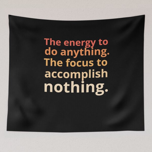 Item preview, ADHD Quote designed and sold by BuraxisQuotes.