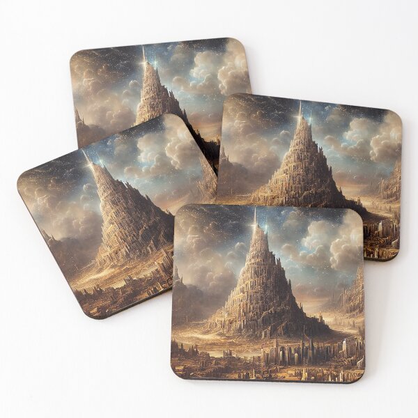 Item preview, Tower Complex Beneath Night Sky designed and sold by OccultDreams.