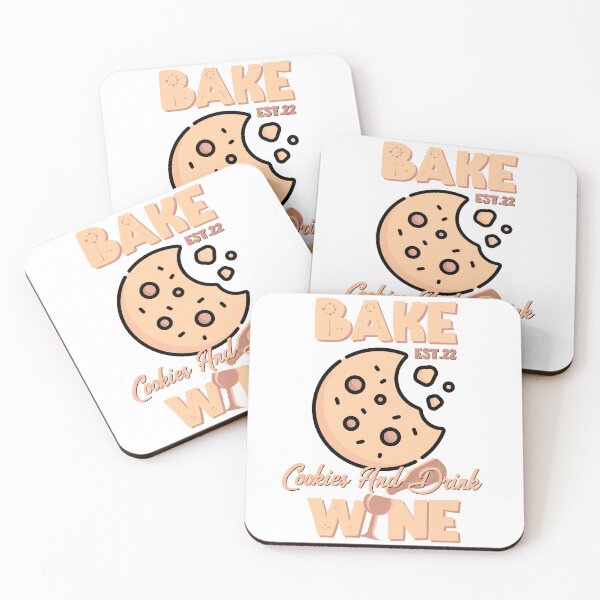 Item preview, BAKE COOOKIES AND DRINK WINE designed and sold by GAADesignz.