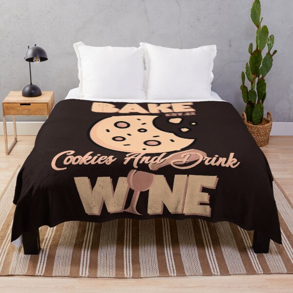 Item preview, BAKE COOOKIES AND DRINK WINE designed and sold by GAADesignz.