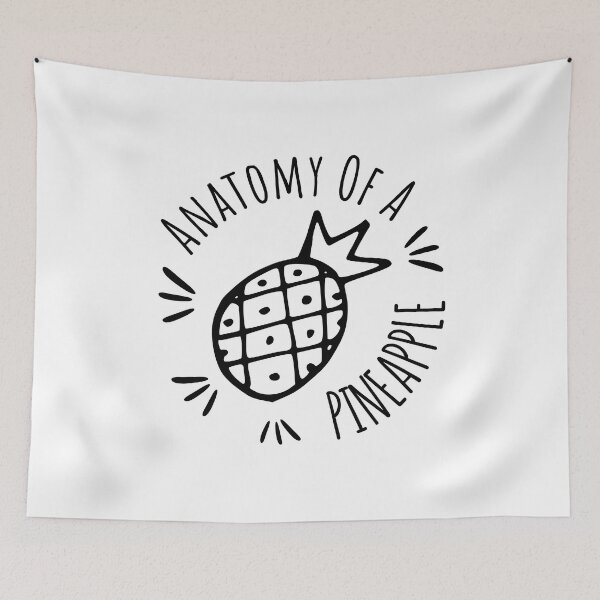 Item preview, Anatomy of a Pineapple designed and sold by knapst.
