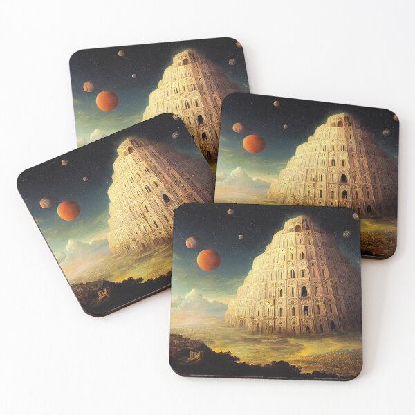Item preview, Alien Towers designed and sold by OccultDreams.