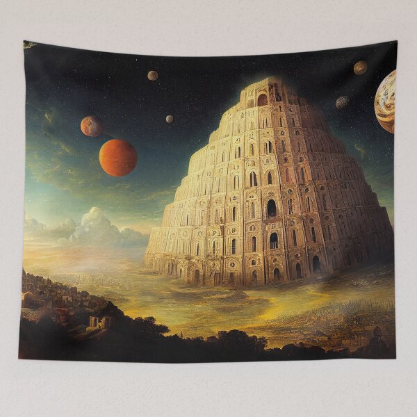 Item preview, Alien Towers designed and sold by OccultDreams.