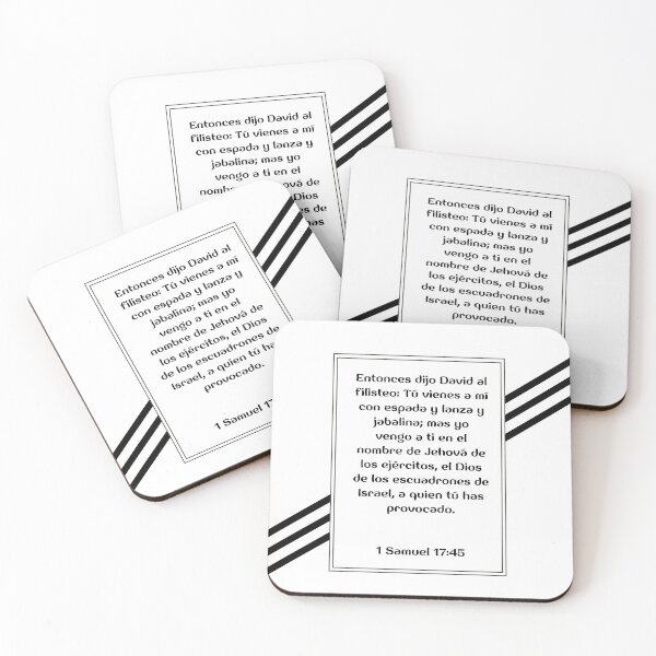 Item preview, Bible Verse 1 Samuel 17-45 designed and sold by bible-prints.