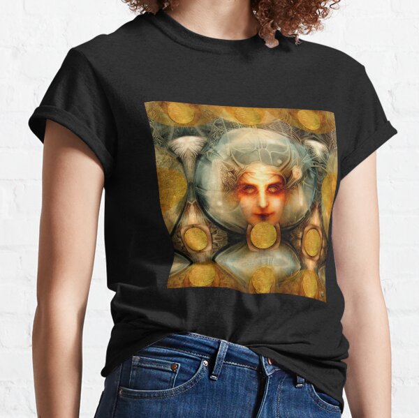 "Art Déco Retro The Chimera" Classic T-Shirt