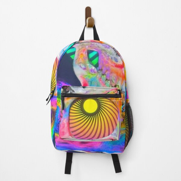 Item preview, Skullface in brightest tones by Superfluidsoul designed and sold by superfluidsoul.